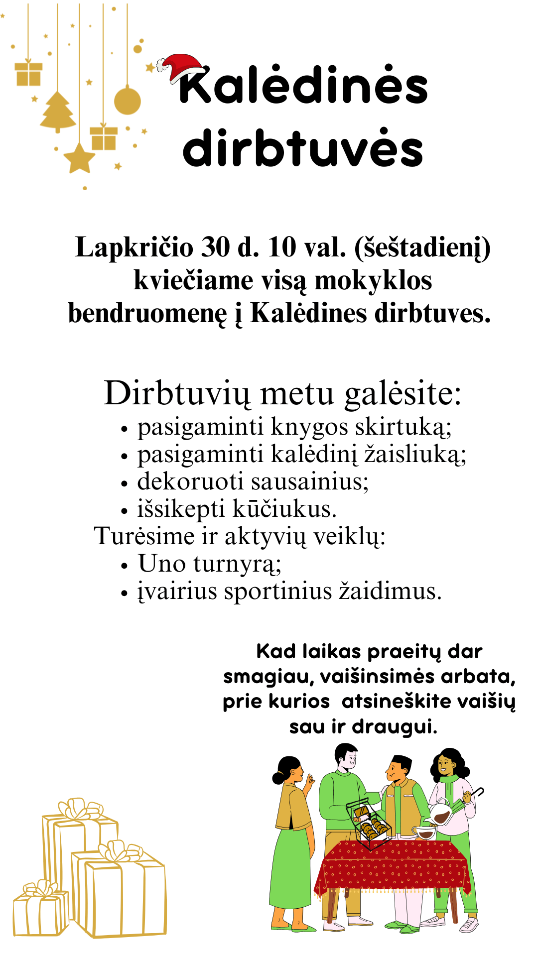 Kaledinis seimos renginys 2024