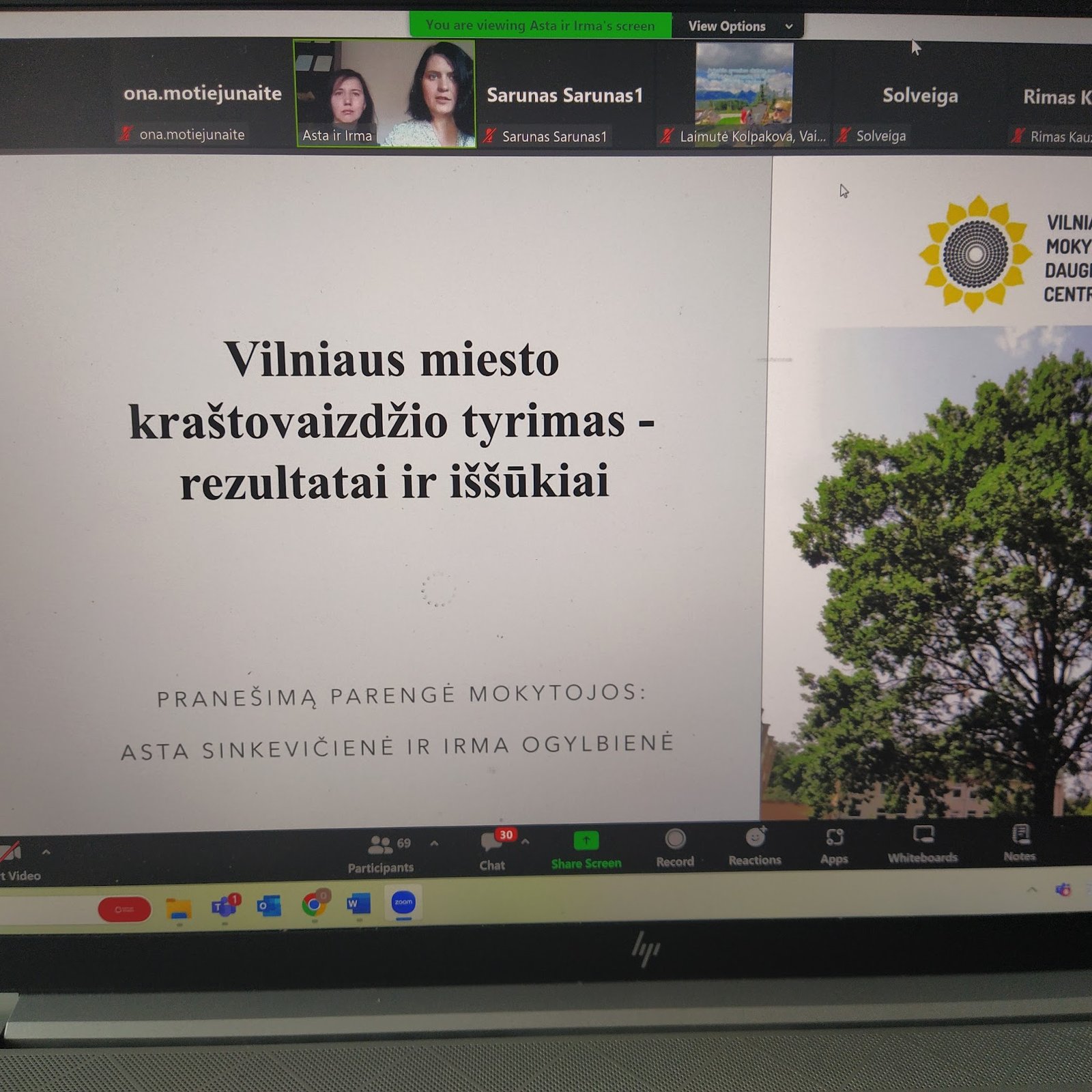 Pedagogai aplinkosauginių veiklų ir mokinių gamtamokslinio ugdymo patirtimi dalijosi konferencijoje „Gyvenimas darnioje aplinkoje“